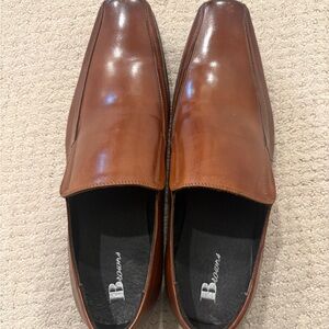 Men's Elegant Tan Slip-On Loafers